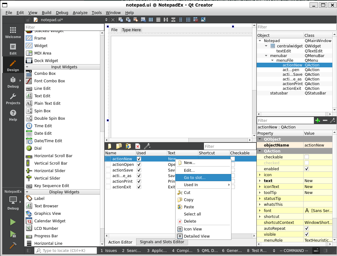qtcreator_ui_action_slot